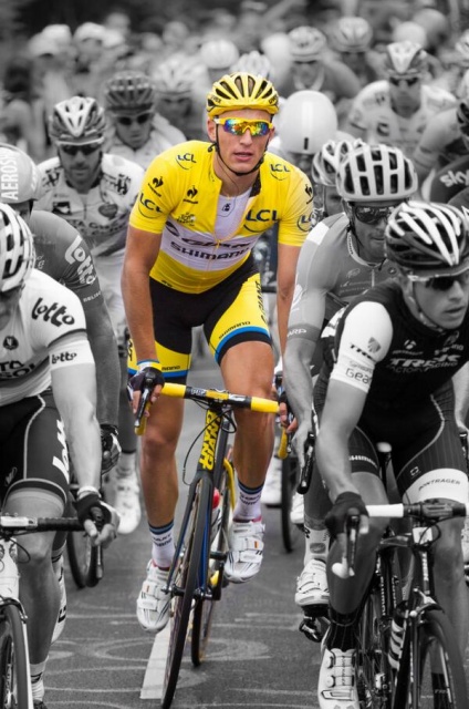 TdF Yorkshire 2014 - Marcel Kittel in the Yellow Jersey...